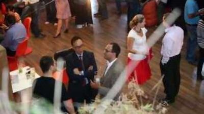 People gather at a Geek Fest evening last week at The Shelter in Dubai.