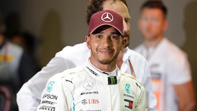 Lewis Hamilton is on pole for the Singapore Grand Prix. AP Photo