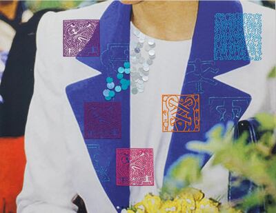 Iranian-British artist Farhad Ahrarnia's exhibition is influenced by One Thousand and One Nights. Photo: Lawrie Shabibi