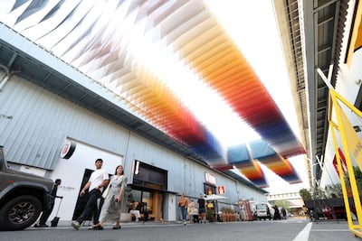 Alserkal Avenue is an example of a cultural district that has developed organically in Dubai. Chris Whiteoak / The National