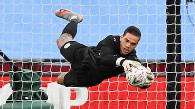 MANCHESTER CITY RATINGS: Ederson - 6: Rare mistake trying to play out from the back that Arsenal failed to capitalise on in first period. Good take on a low cross that was set to present Lacazette with an open goal. Left exposed for both goals. AFP