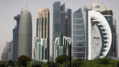 The skyline of Doha in Qatar. Saudi Arabia, the UAE, Bahrain and Egypt cut ties with Qatar on June 5, 2017. Kamran Jebreili / AP Photo