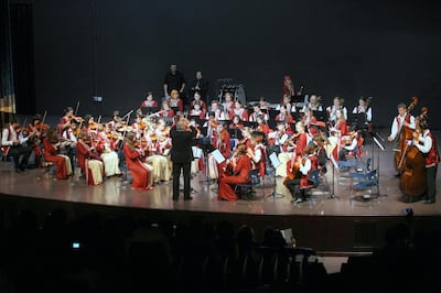 The Emirates Youth Orchestra will perform Romeo and Juliet as part of the 2020 Abu Dhabi Festival. Courtesy: ADMAF