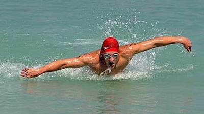 Serbia’s Velimir Stjepanovic, regarded as a medal contender for the 2012 Olympics, swept the board in Abu Dhabi yesterday.