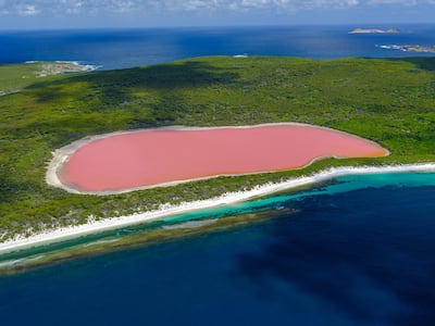 Lake Hillier. Courtesy Tourism Western Australia