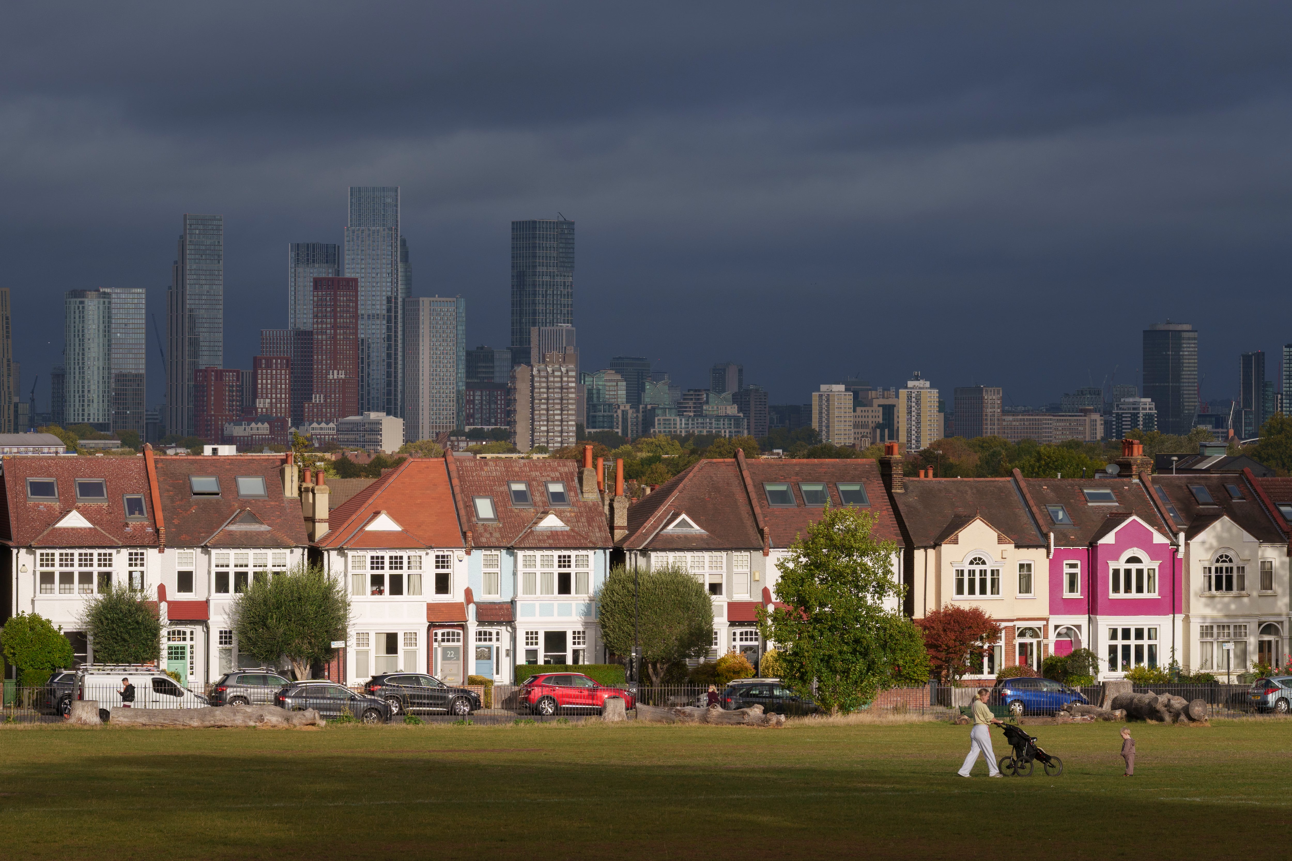 Houses in London. Getty Images