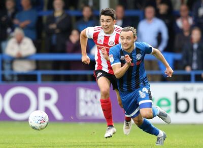 Oliver Rathbone is enjoying life playing for League One side Rochdale. Getty