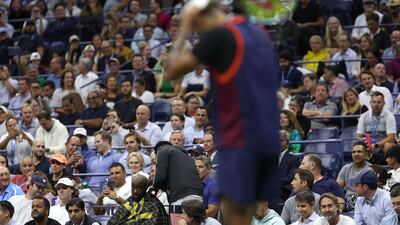 The barber brought in all of his own supplies. Getty Images / AFP