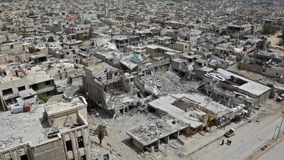 The Russian delegation at the OCPW claimed there was no chemical weapons attack on Douma in early April by their Syrian allies. AFP PHOTO