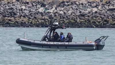 A French rescue boat. AFP