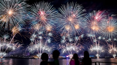 Abu Dhabi's Yas Bay Waterfront will be one of the places where you can see New Year’s Eve fireworks on December 31. Victor Besa / The National
