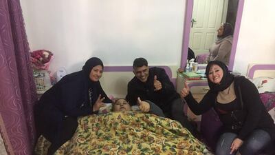 Eman Ahmed with Dr Muffazal Lakdawala at her home in Alexandria, Egypt. The obesity surgeon has agreed to operate on Eman in Mumbai's Saifee Hospital but must first overcome the obstacles of bringing her to India. Photo Courtesy: Save Eman Cause