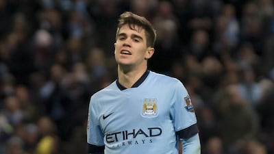 Jose Angel Pozo has made three Premier League appearances for Manchester City this season. Jon Super / AP