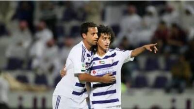 Omar Abdulrahman, right, and Alex Brosque will look to bring the Asian Chamions League back to Al Ain, who last won it in 2003. Jaime Puebla / The National
