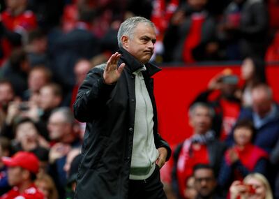 Jose Mourinho and his Manchester United side face their first run of tough fixtures after a comparatively easy start to the season. Jason Cairnduff / Reuters