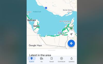 Some smartphones in the UAE have incorrectly had time zones and GPS systems switch to Iran. Photo: Arthur Eddyson