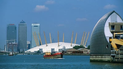 London's Millennium Dome, now known as the O2 arena, is one of Richard Rogers's best-known buildings. Getty Images