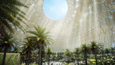 A ghaf tree will be just one part of the greenery on show at Expo 2020 Dubai. Courtesy Expo 2020 Dubai