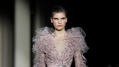 Zuhair Murad’s spring/summer 2019 couture collection. EPA