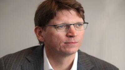 The founder of Skype, Niklas Zennstrom, who has called for a UAE ban on the internet telecommunications service to be lifted. Rich-Joseph Facun / The National