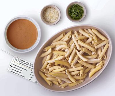 Go! Cook, a DIY cooking kit, can be ordered through Deliveroo. Courtesy Go! Cook