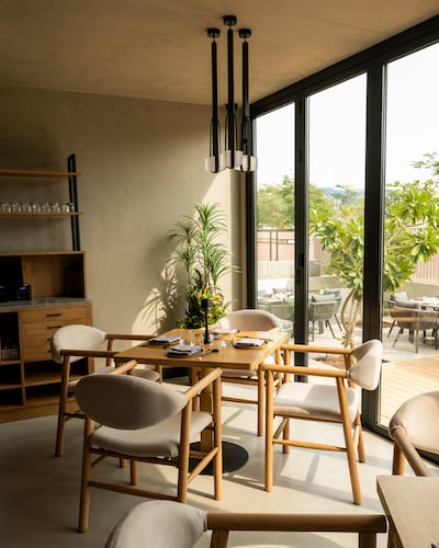 Tanso offers different options for seating, but as days become warmer, it is currently best to sit indoors. Photo: Tanso