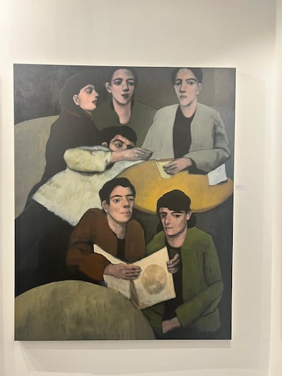 Al Khawa by Raafat Ballan, presented by Galerie Sanaa at Art Cairo 2026. Saeed Saeed for The National