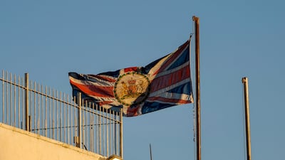The special consulate general flag of the UK flies at the consulate in East Jerusalem, which pre-dates the Israeli state by 110 years. Reuters