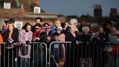 Crowds gather. Getty Images