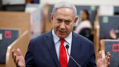 Benjamin Netanyahu called for forming a national government to handle Israel's coronavirus response. Reuters