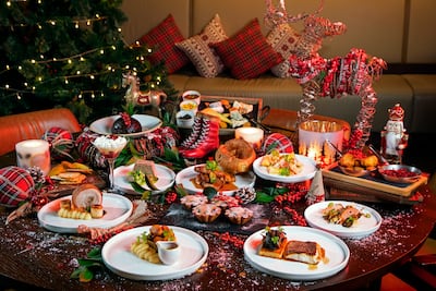 The Nine features scrumptious Christmas classics, including seared scallops with caramelised hazelnut and truffle crumble, honey roast Christmas ham and traditional roast turkey. Photo: The Nine