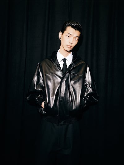 Backstage at the autumn/winter 2026 ready-to-wear show by Balenciaga. Photo: Balenciaga