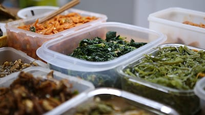 Korean vegetable dishes, also known as namul. Kim Deachul / Unsplash