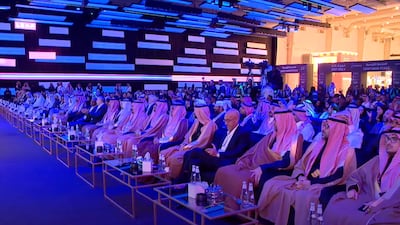 Delegates at the opening keynote of the Leap technology conference in Riyadh on Wednesday. Photo: Leap/YouTube