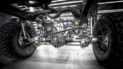 It has 'severe-duty' wheel axles to handle the rigours of going off-road at high speeds. Ram