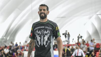 Thiago Marques, 35, won the Masters-1 black belt 77kg gold medal at the Zayed Ramadan Games Tournament at the Armed Forces Officers Club in Abu Dhabi. Khushnum Bhandari for The National