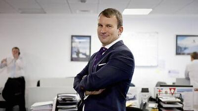 Chris Ferguson's work in Dubai has given him the cash with which to treat his family. Razan Alzayani / The National