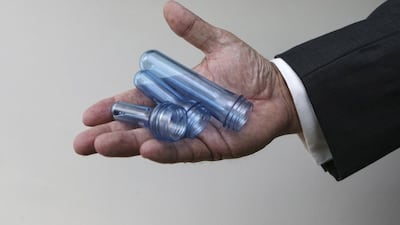 The Mai Dubai brand uses desalinated water that is piped in from the Dewa reservoir. Sarah Dea / The National