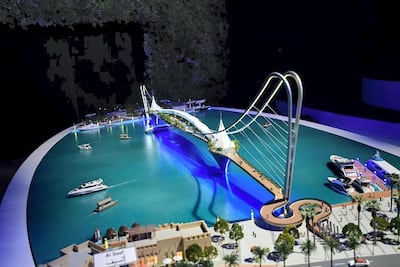 The "skybridge" that will connect old and new Dubai. Courtesy Dubai Media Office