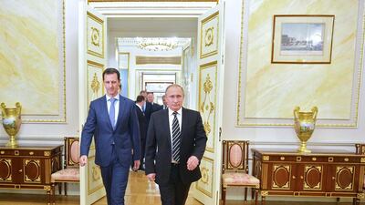 For Russia's president, Syria is Russia’s ticket back to global influence. Alexey Druzhinin / AFP via Ria Novosti