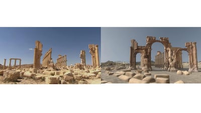 The Arch of Triumph split screen. Arc/k Project