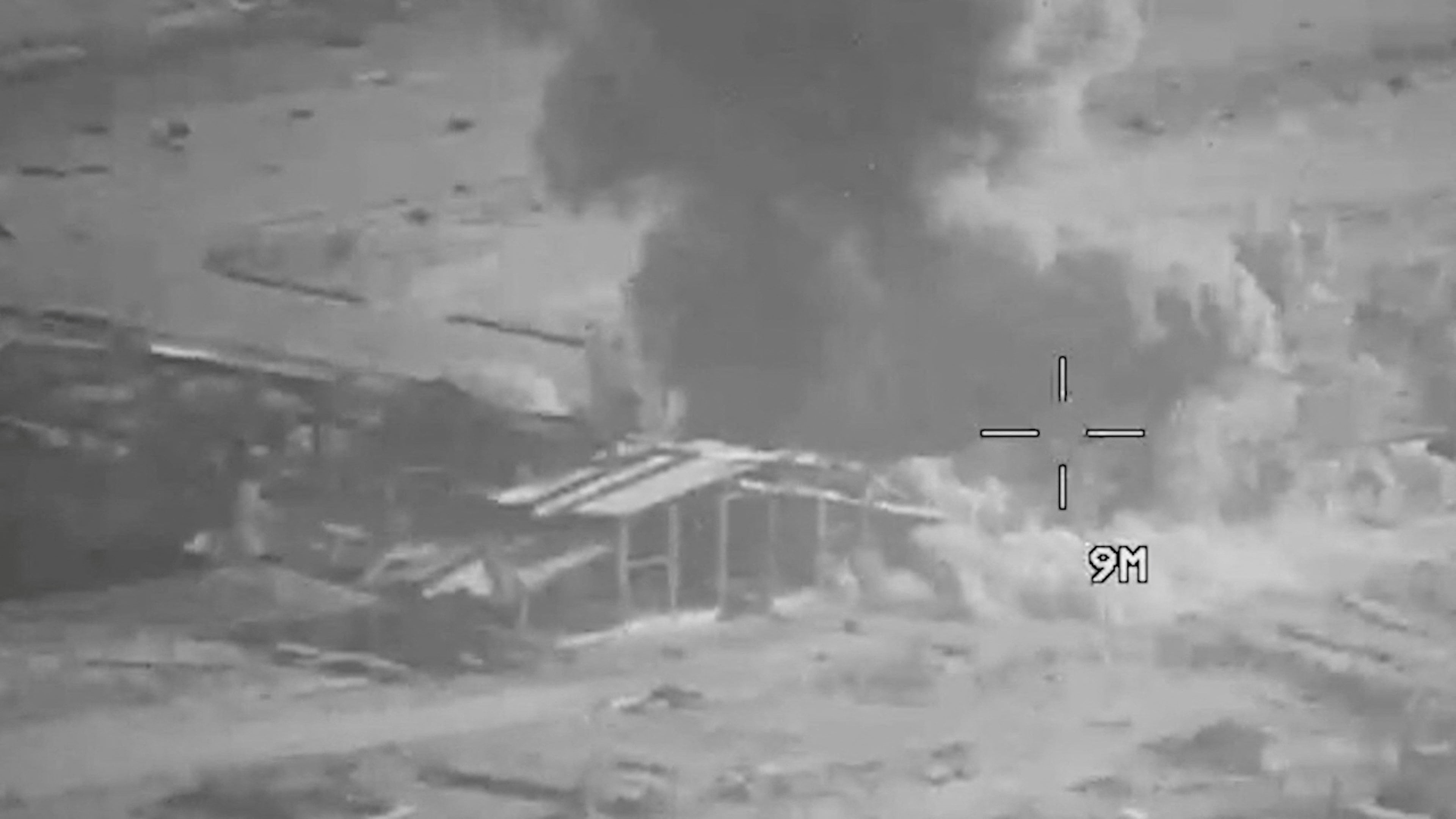 Image linked from the original feed: Iran war latest: US strikes Iran for 13th night as Trump weighs 'massive response'