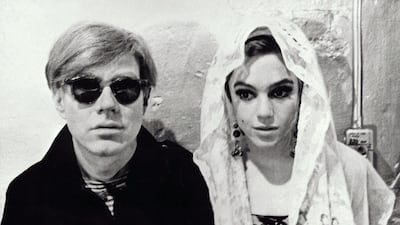 Andy Warhol and Edie Sedgwick during the filming of ‘Ciao! Manhattan’