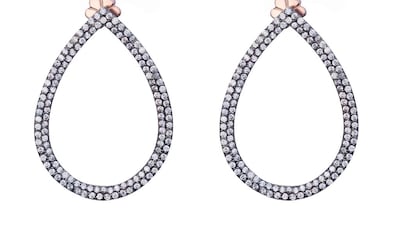 Earrings, Dh2,600, from Maha Lozi’s new collection at Boom & Mellow in Dubai. Courtesy of Boom & Mellow
