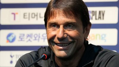 Tottenham's head coach Antonio Conte. AP Photo