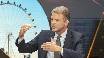 Christian Sewing, chief executive of Deutsche Bank, says there will be 'a deeper recession in the next 12 months' in Europe and Germany. Bloomberg