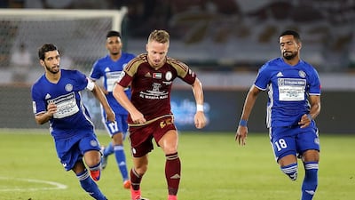 Balazs Dzsudzsak in action during the President’s Cup final.
