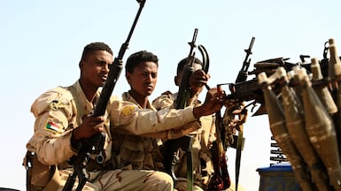 Fighters from Sudan's paramilitary Rapid Support Forces. AP