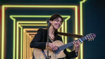 Souad Massi has enjoyed close to two decades as a Paris-based “world music” icon. Victor Besa for The National