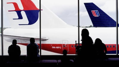 A Malaysia Airlines plane at Sydney Airport at an earlier date. Getty Images